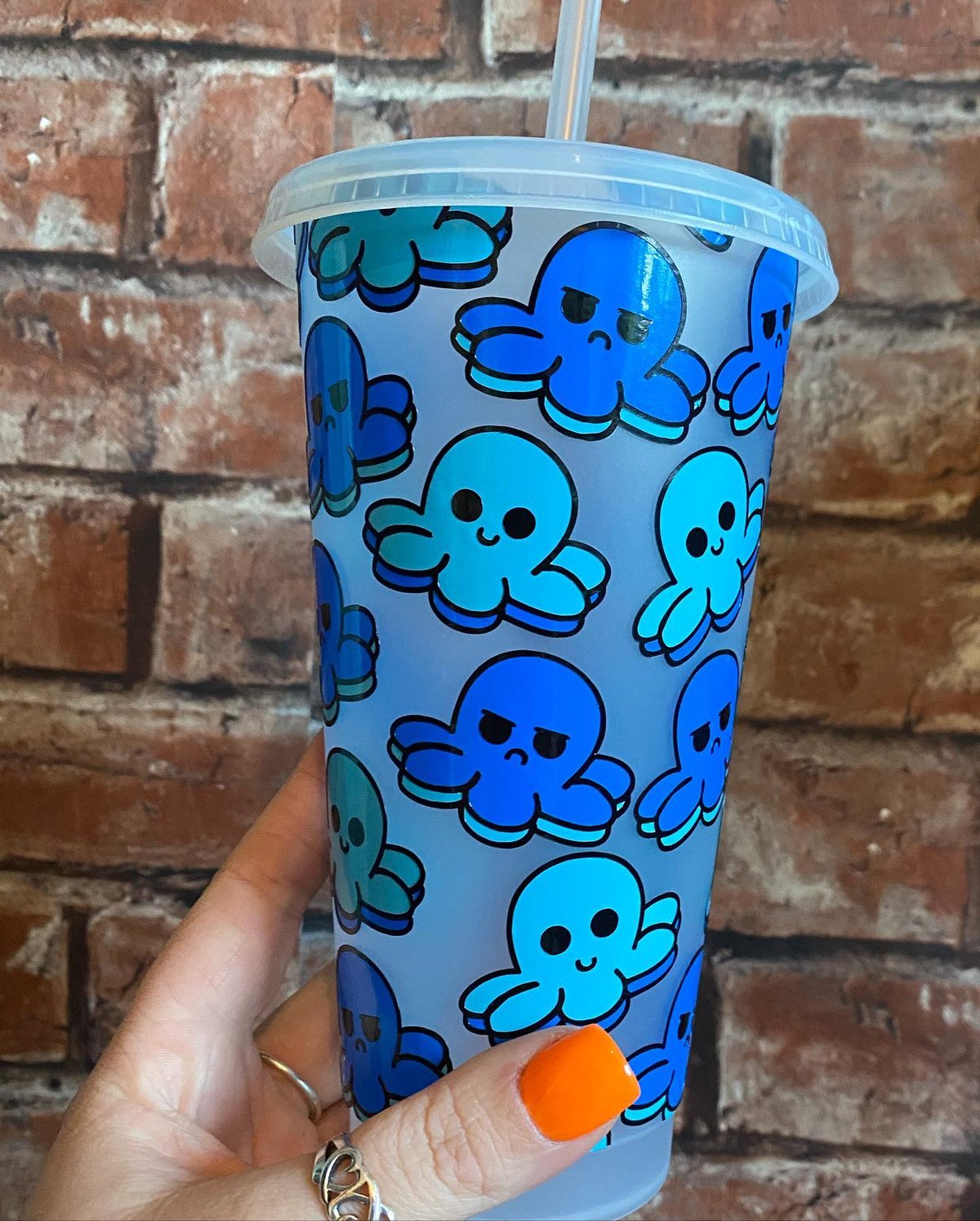 Image of Happy/Grumpy Octopus Cold Cups