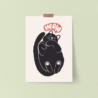 Black Loaf Cat