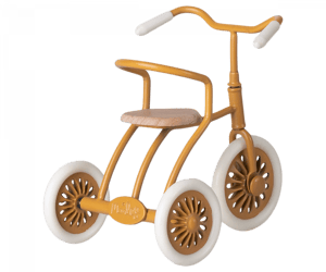 Image of Triciclo mostaza hermanos mayores