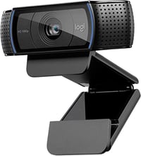 Logitech C920x HD Pro Webcam, Full HD 1080p/30fps Video Calling, Clear Stereo Audio, HD Light Correc