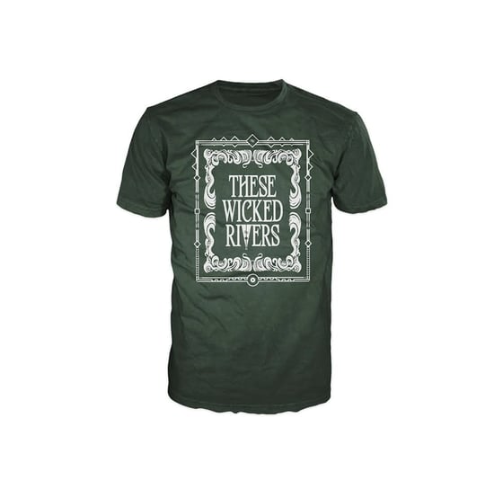 Image of These Wicked Rivers Logo Tee Forest Green