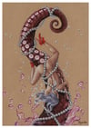 "Octopus, girl 2" Print (DP589)