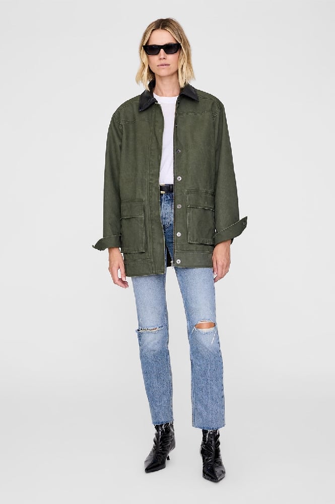 Image of ANINE BING SEAN JACKET ARMY GREEN