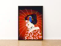 Image 3 of Geisha with umbrella in Kyoto