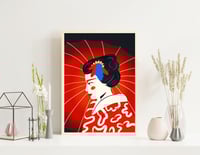 Image 4 of Geisha with umbrella in Kyoto