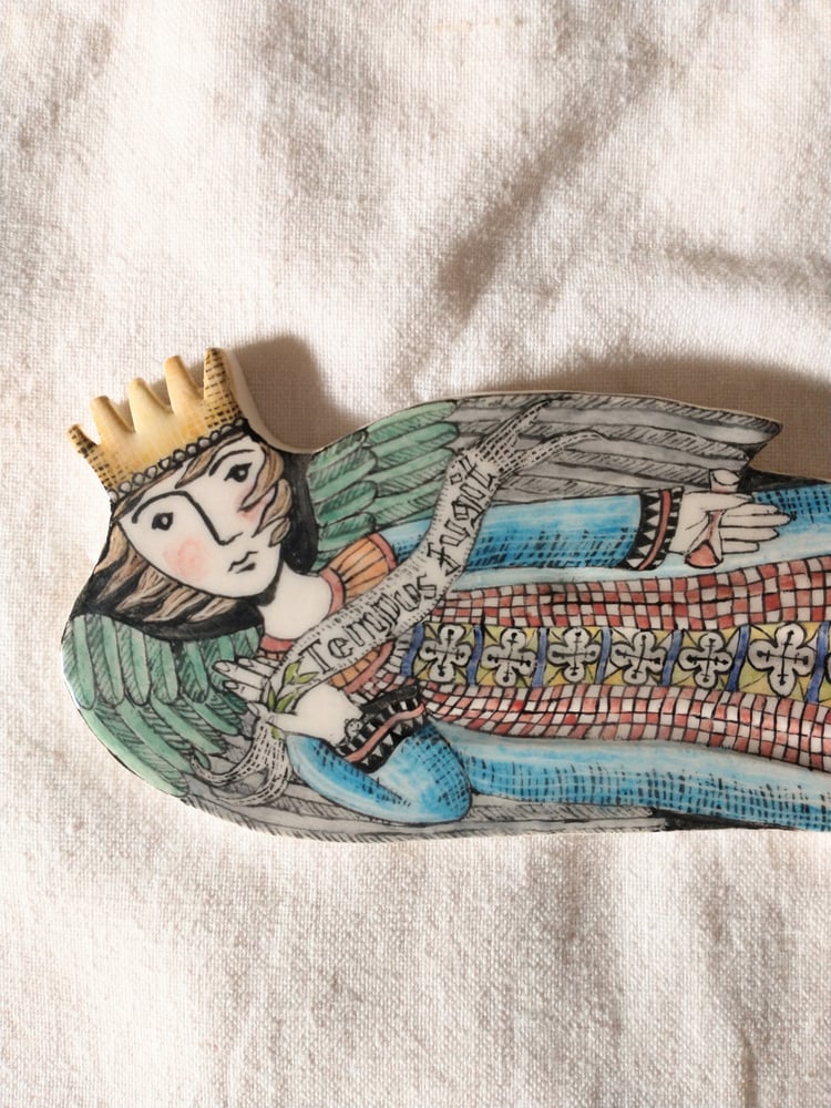 Image of Alfred the Angel (tempus fugit)