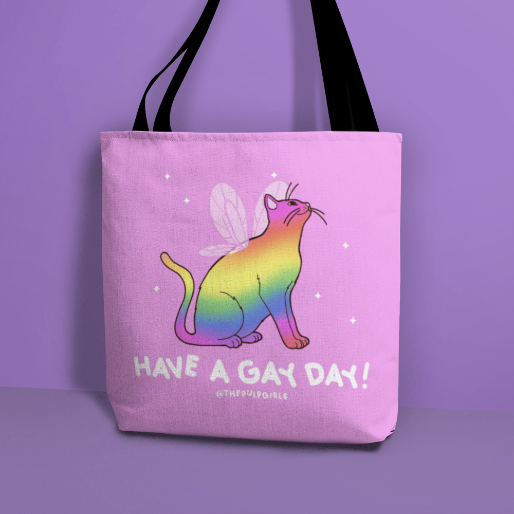 Image of PRIDE CAT TOTE BAG