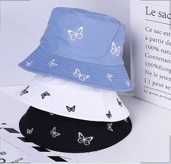 Butterfly Bucket Cap