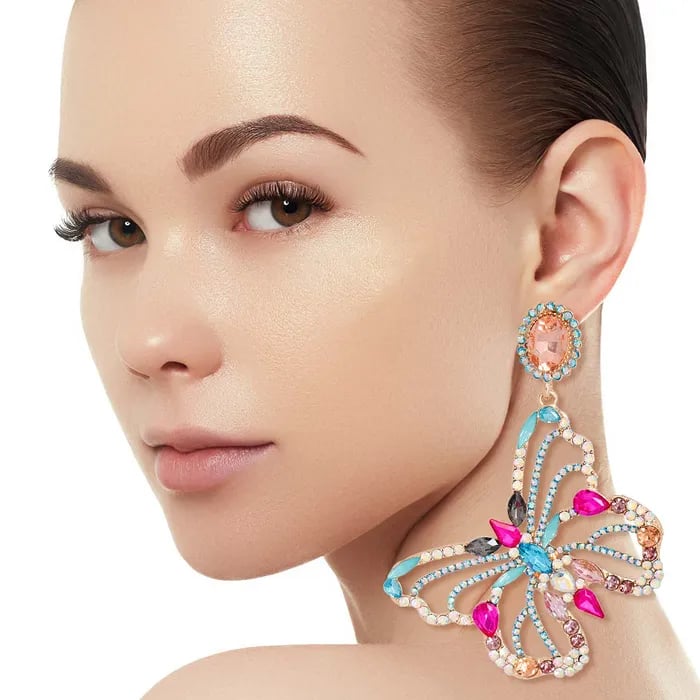 Image of Elegant Butterfly Earrings