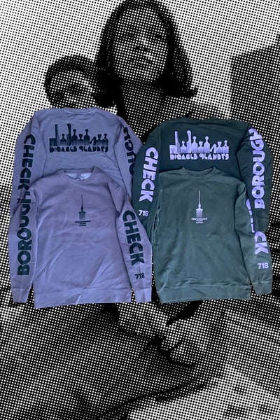 Image of Dig. Planets - Violet & Black - Sweatshirt