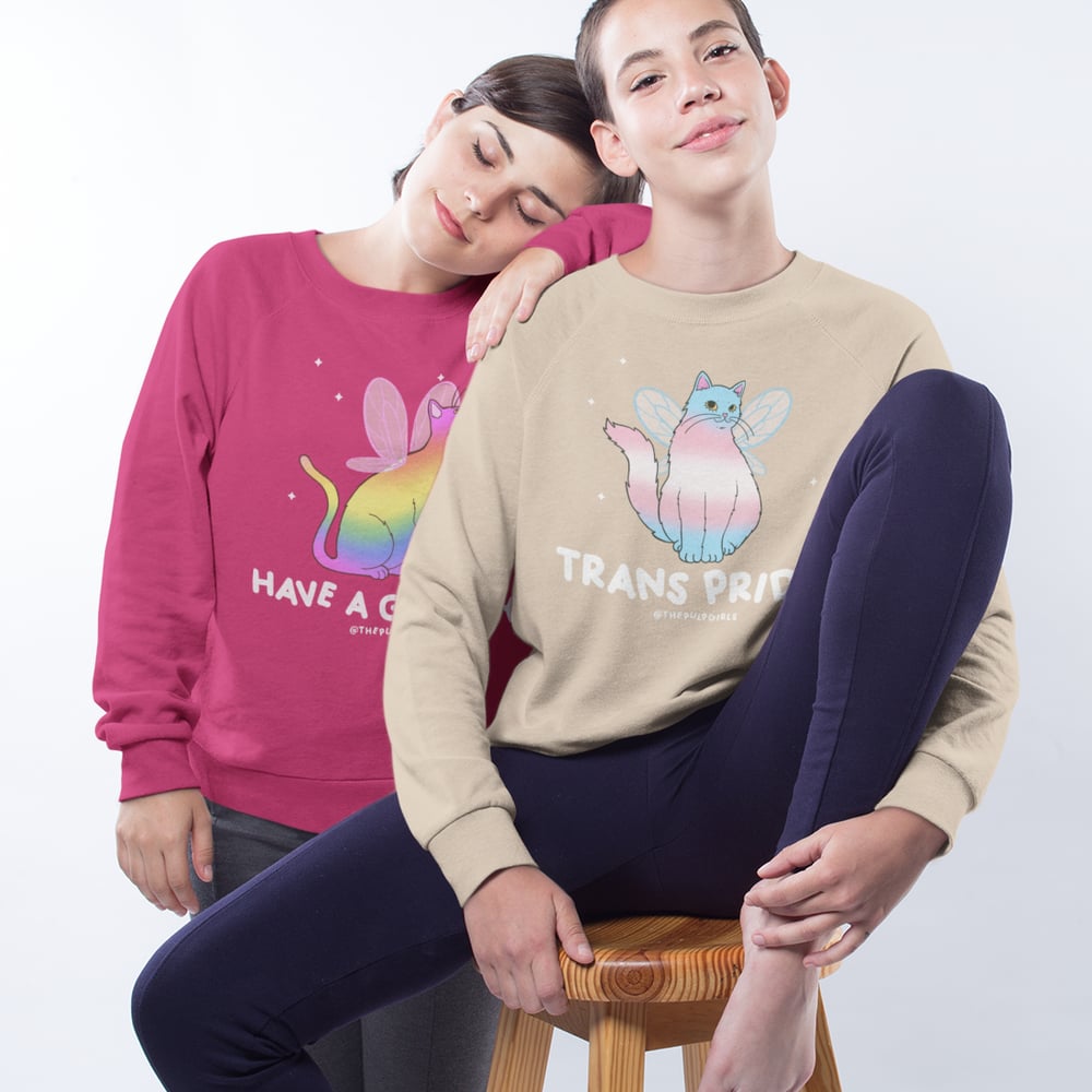 Image of PRIDE CAT CREWNECK SWEATSHIRT