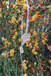 Rustic Daisy Charm Necklace or Bracelet 