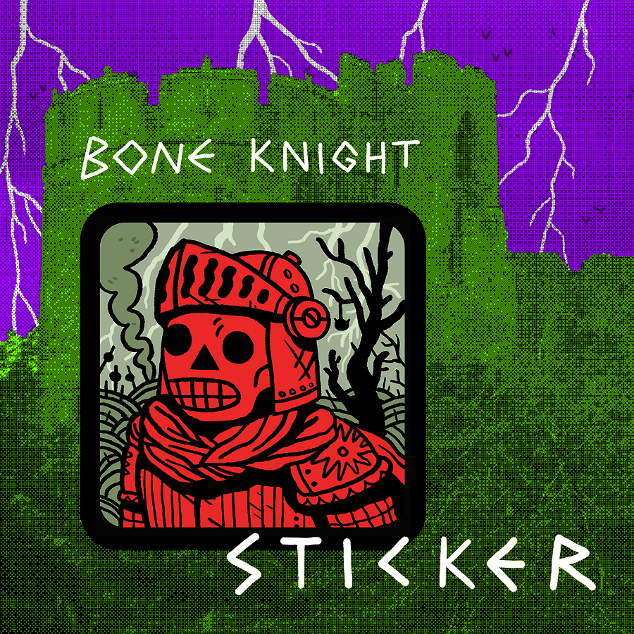Image of Bone knight - Sticker