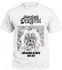 Maryland Deathfest 'Two Decades of Death' White T-shirt