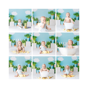 Image of BESPOKE CAKE SMASH SESSION - Baby & Family any theme