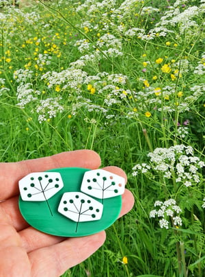 Image of Little Cow Parsley Brooch