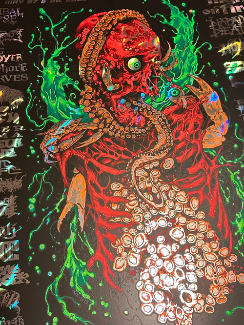 Image of Hell In The Harbor Posters - Standard / Rainbow Foil / Lava Foil