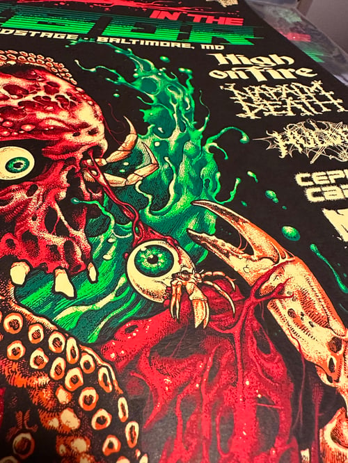 Image of Hell In The Harbor Posters - Standard / Rainbow Foil / Lava Foil