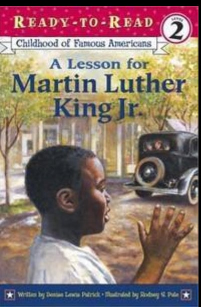 Image of A Lesson For Martin Luther King Jr. (Ready-to-Read, Level 2)