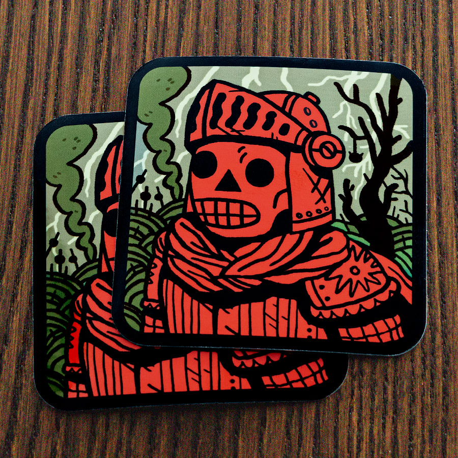 Image of Bone knight - Sticker