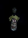 Witch Bottle #48 - mixed media forest spirit sculpture