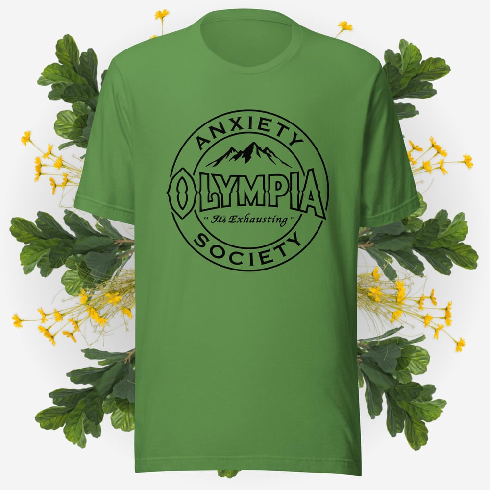 Image of Olympia Anxiety Society Unisex t-shirt