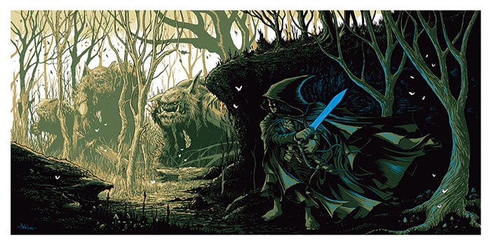 Image of "STING THE ORC BLADE" art print (2 sizes available)