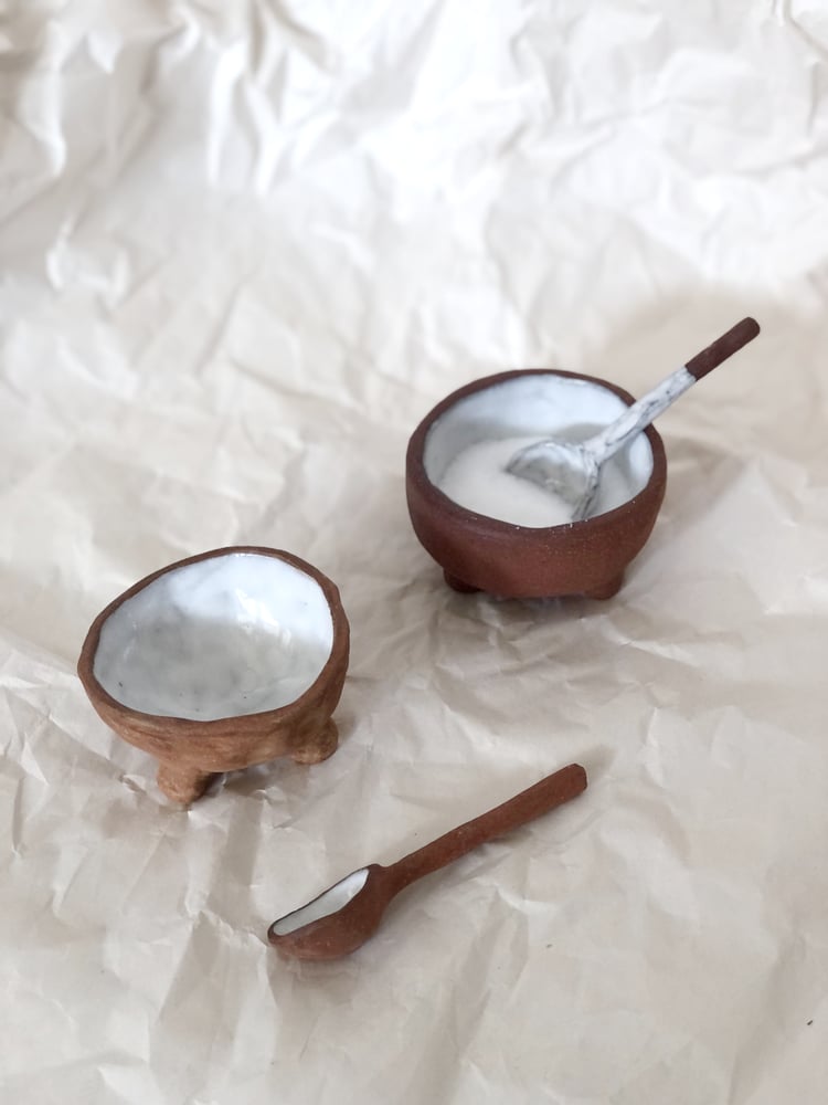 Image of Seasoning Bowl, Small Spoon