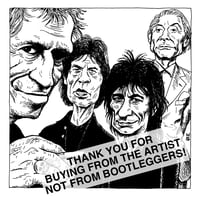 Image 1 of Rolling Stones Signed 11 x 11" Print