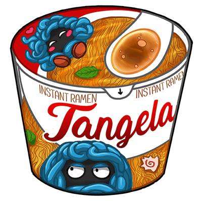 Image of Tangela Ramen Sticker