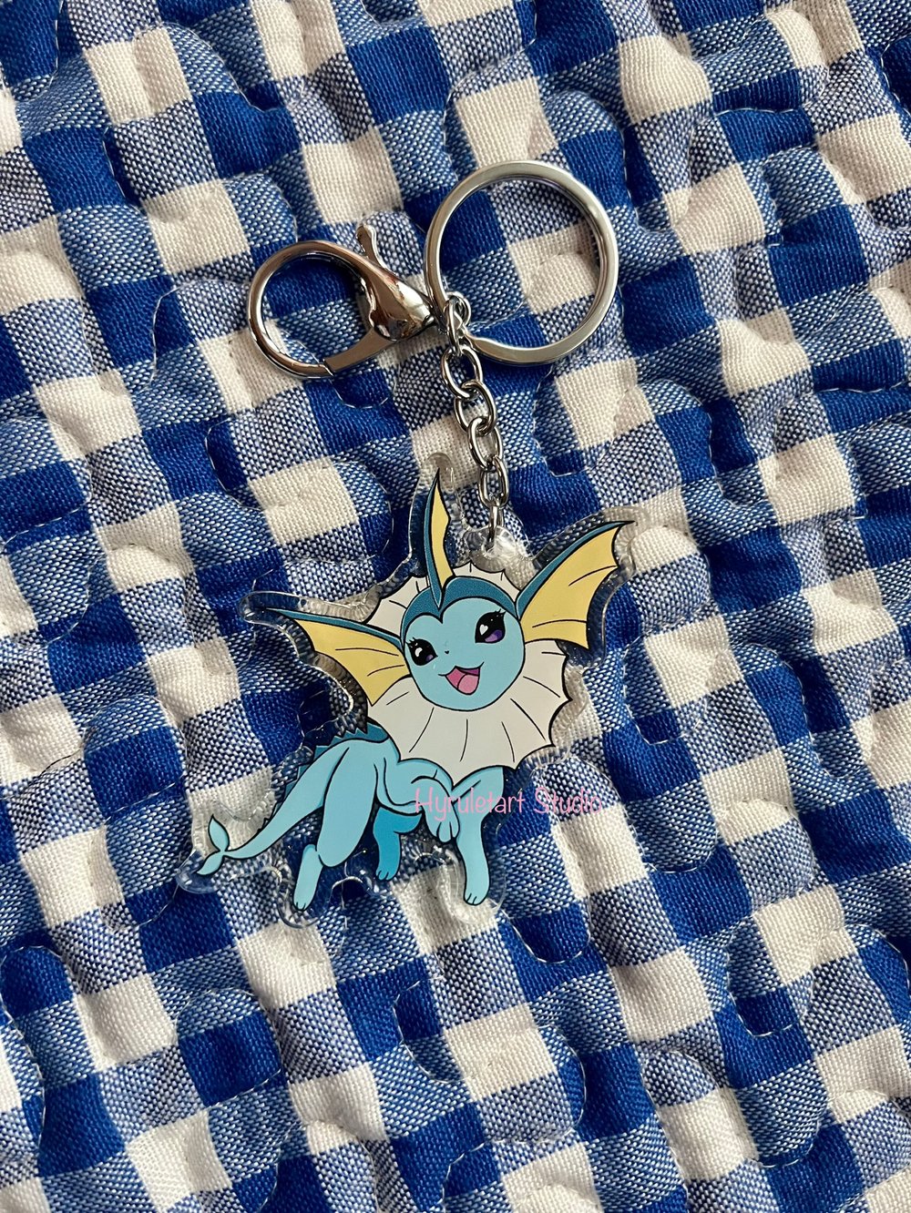 Pocket Monster Vaporeon Keychain Charm