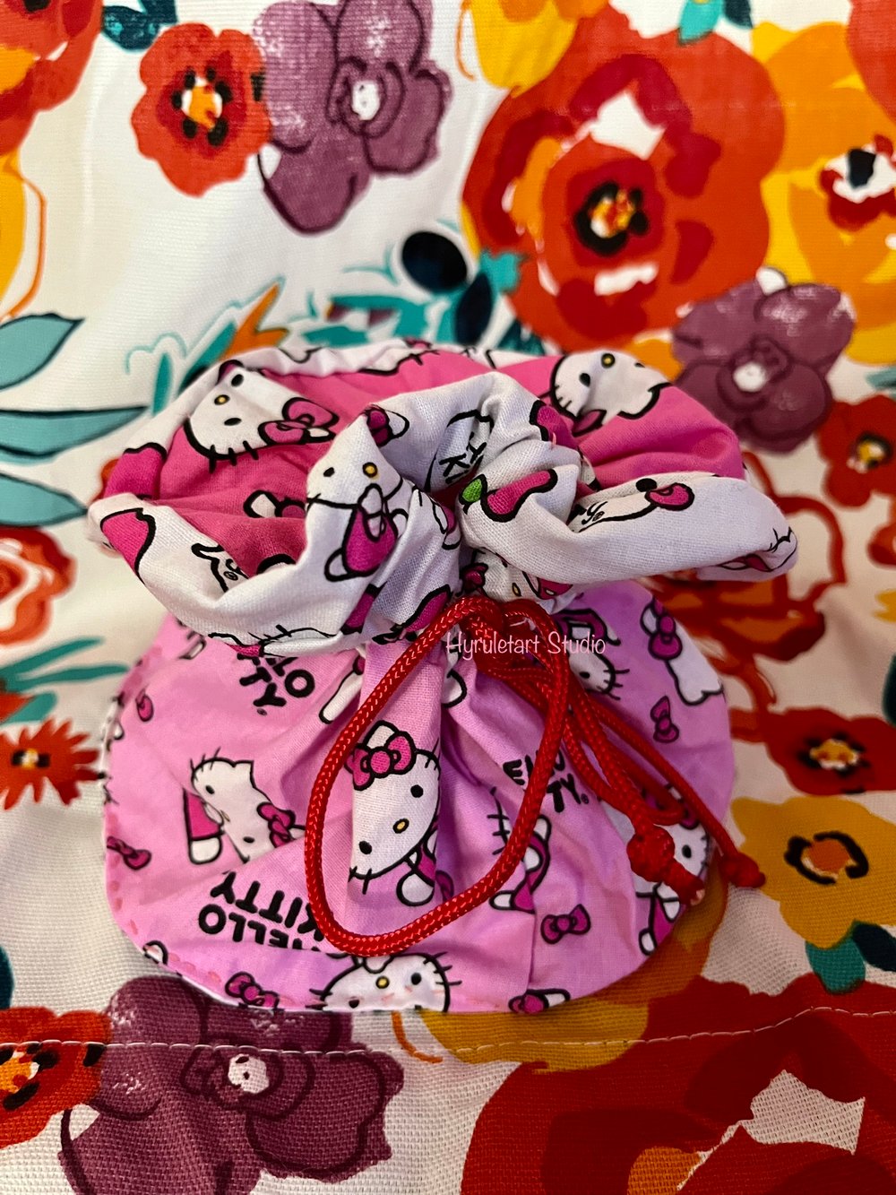 Handmade Cotton Dicebag Pouch