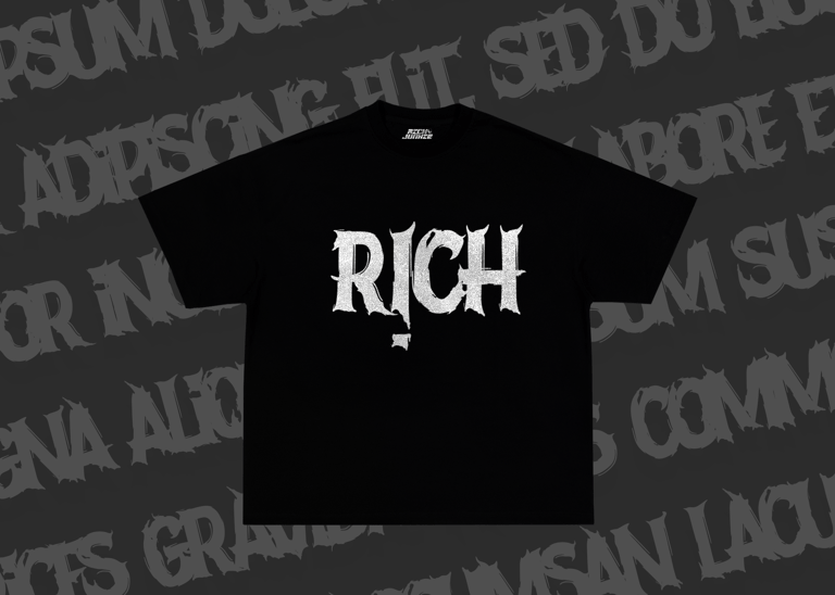 ''RICH JUNKIE'' T SHIRT B