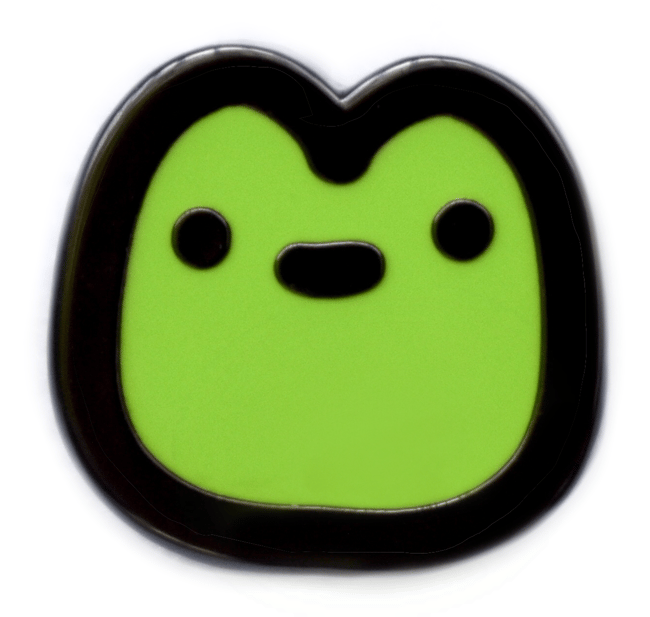 Sitting Frog Mini Pin