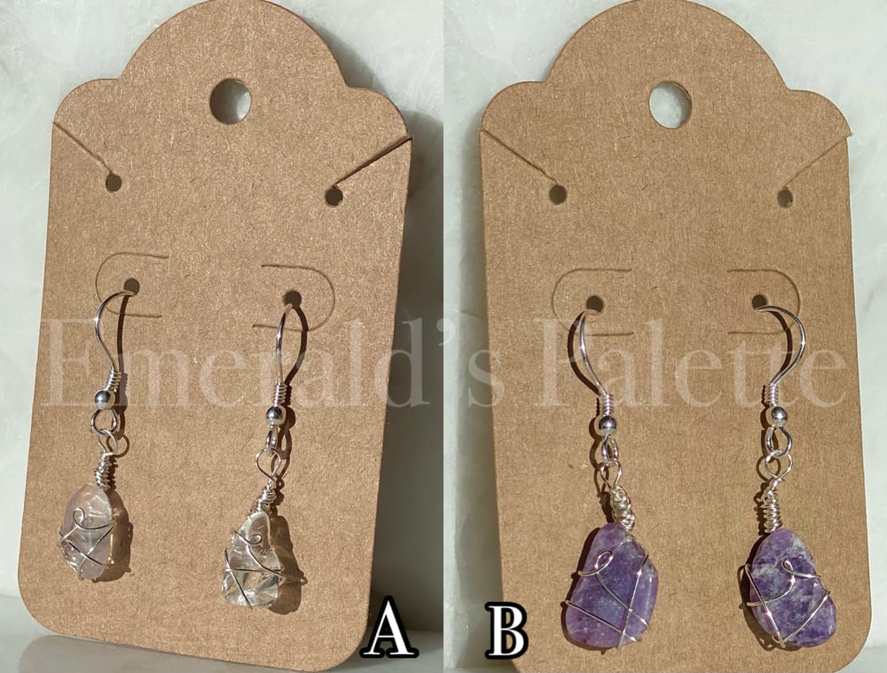 Image of Wire Wrapped Earrings