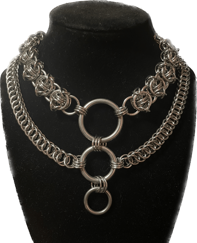 Stainless Steel O-ring Necklace