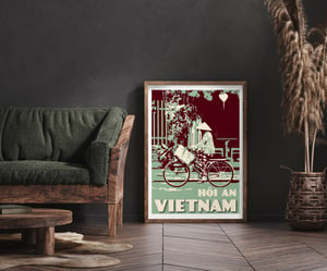 Image of Vintage poster Vietnam - Hoi An Jade - Fine Art Print