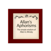 Allan's Aphorisms (Digital Copy)