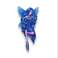 Blue Fairy Iron On Patch