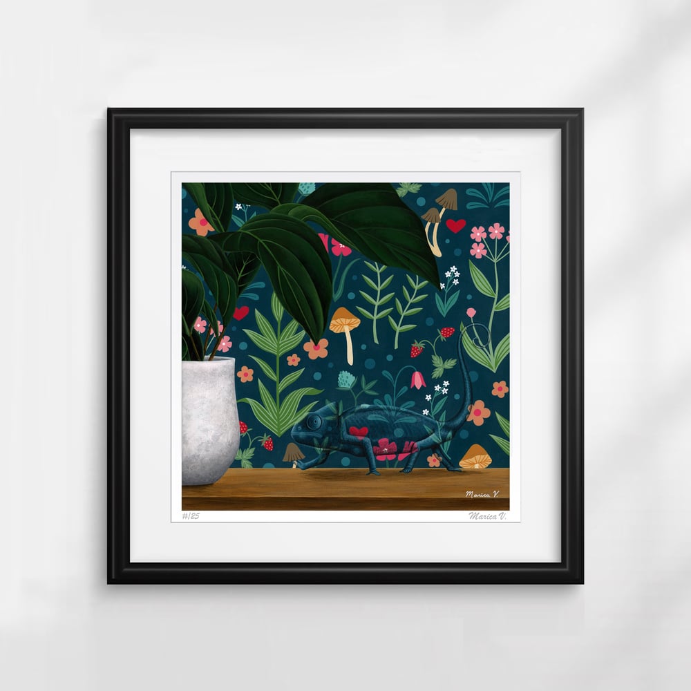 “Chameleon Covering” Limited Edition Print
