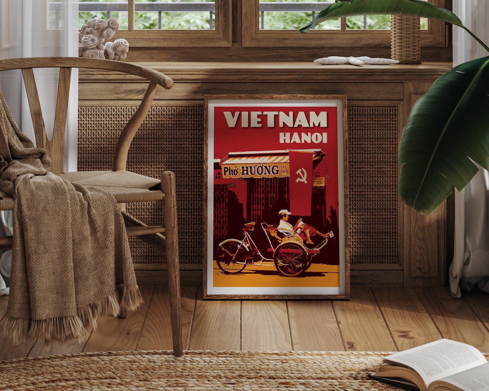 Vintage Souvenirs Vietnam - Posters & Maps | Vintage Poster