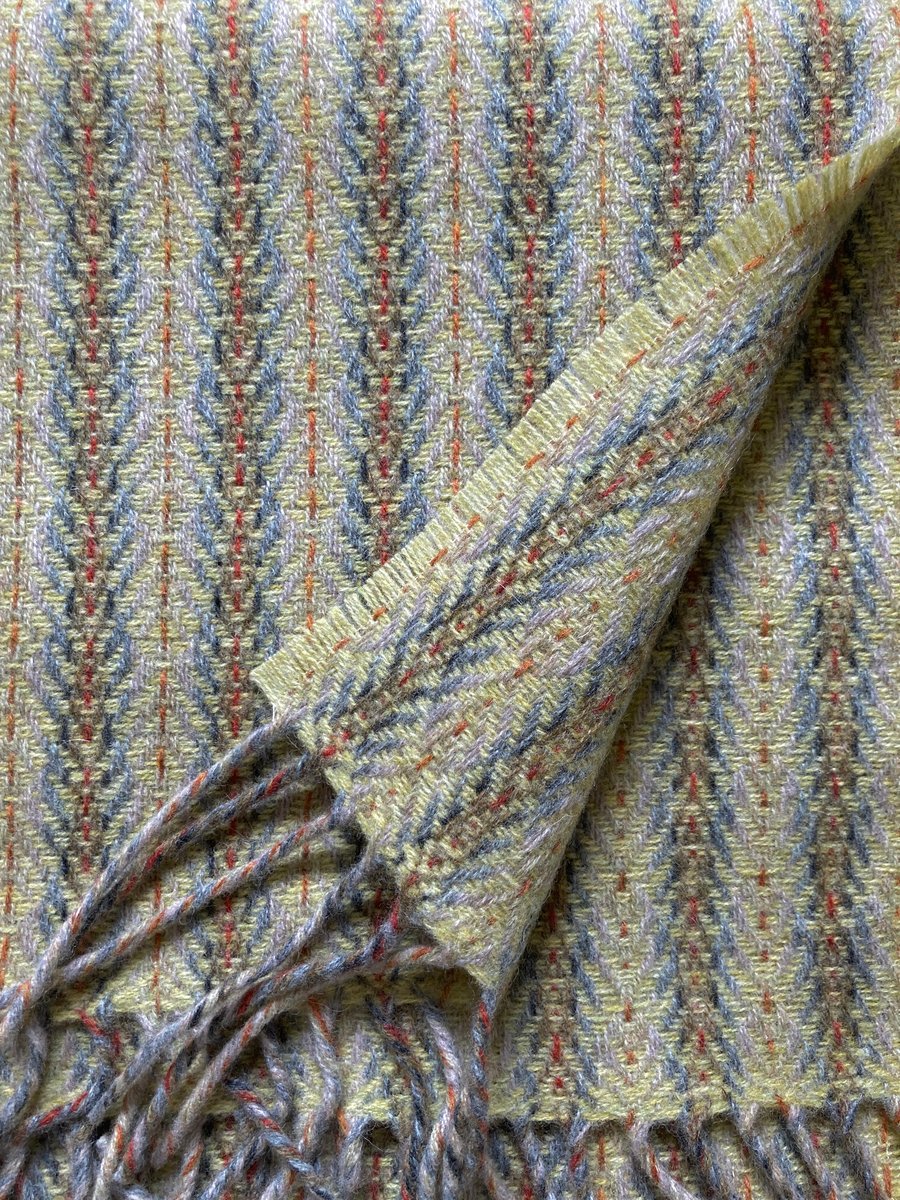 Image of Slate & Citrus 'Bargello' Big Scarf