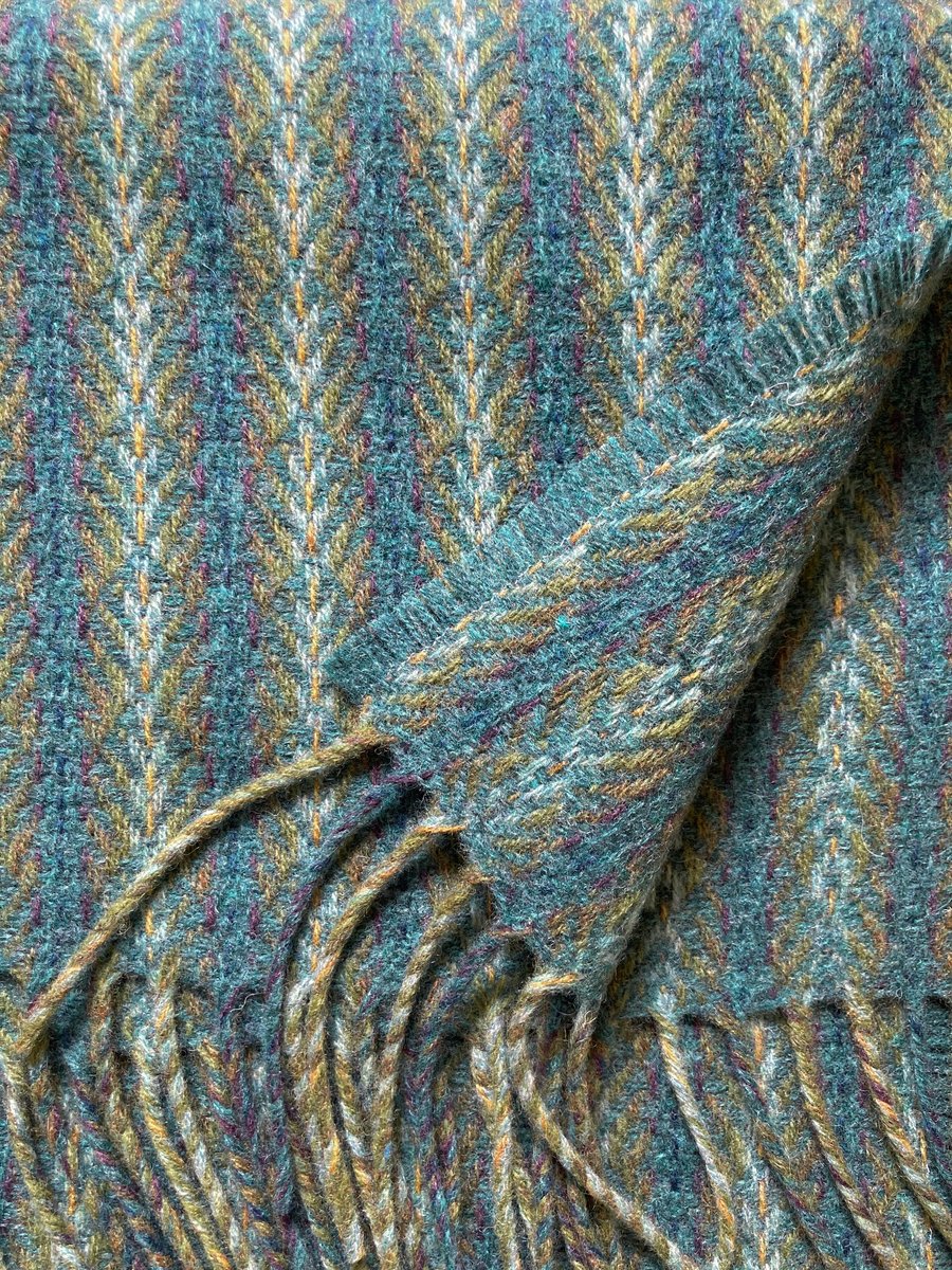 Image of Moss & Teal 'Bargello' Big Scarf
