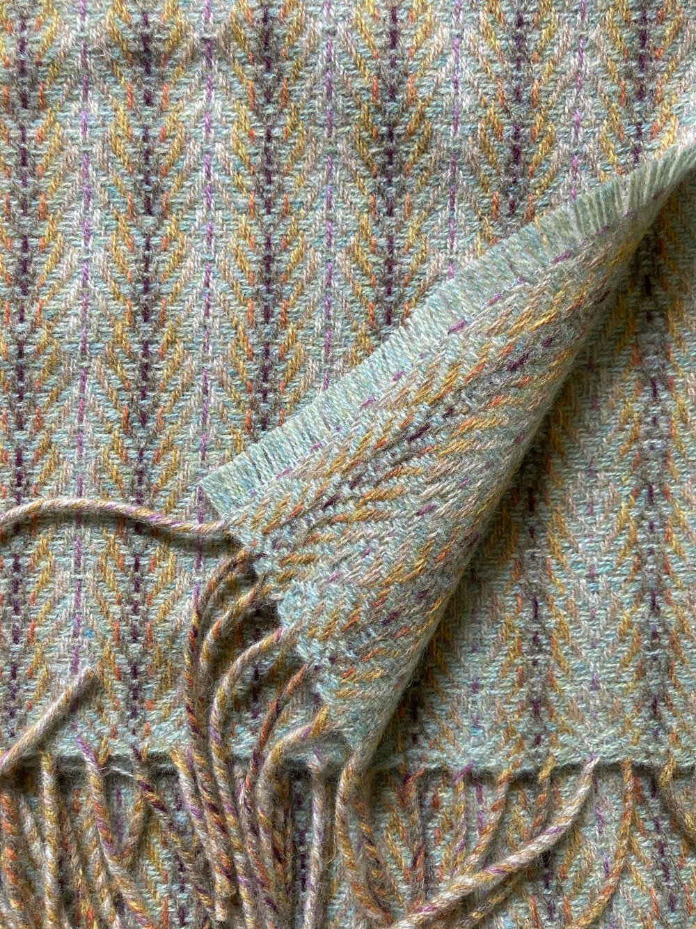 Image of Pollen & Apple 'Bargello' Big Scarf