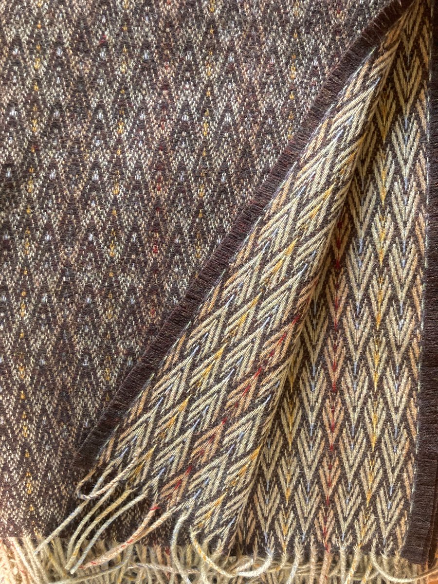 Image of Peat 'Heddal' design Blanket