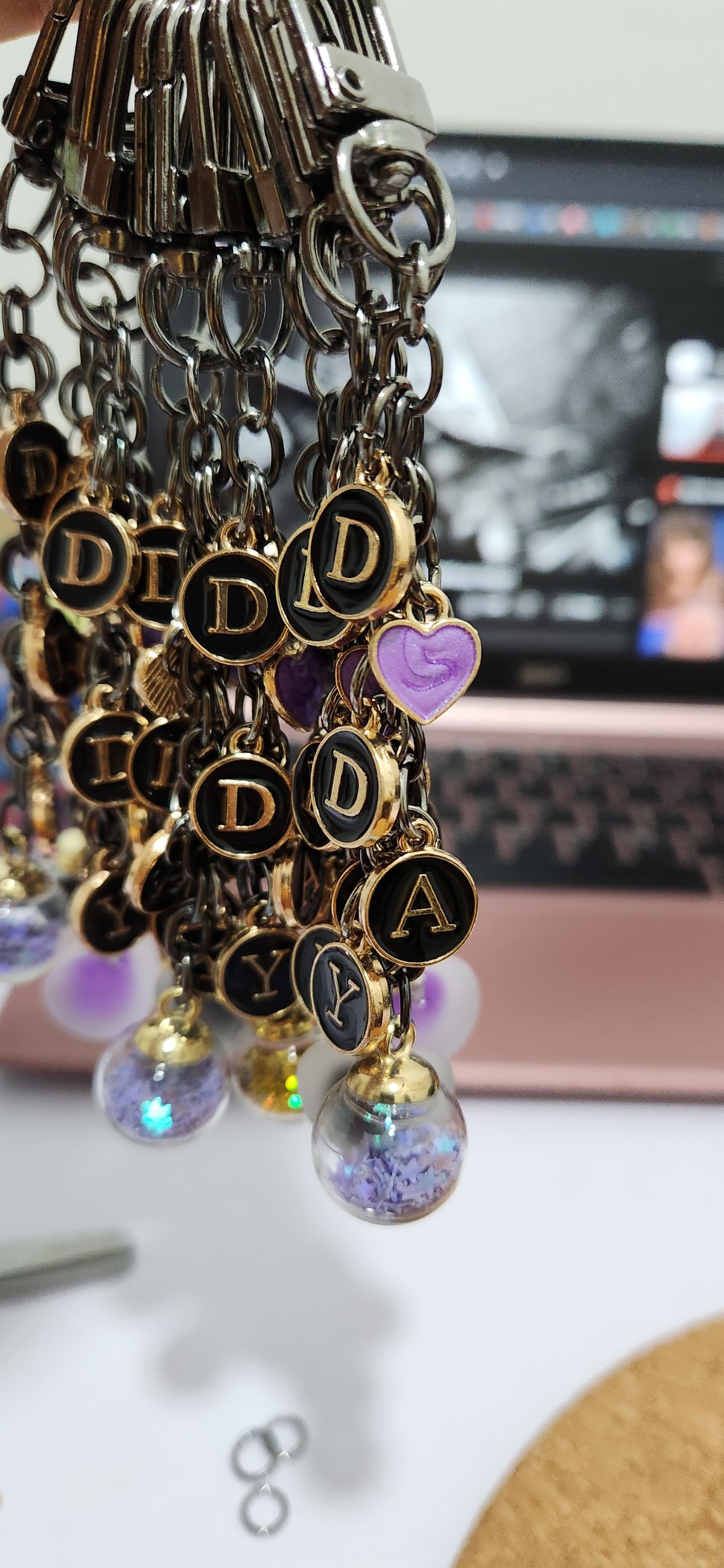 Image of D💜DAY KEYCHAIN