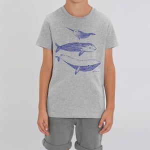 Image of Kids tee-shirt *Fonds marins* 🌟 🐋 