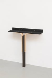 Image 3 of Rennie Console table Black Ash wood 