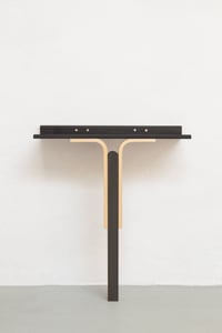 Image 5 of Rennie Console table Black Ash wood 