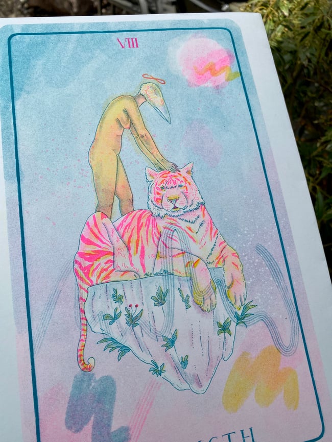 Strength A4 Risograph Print